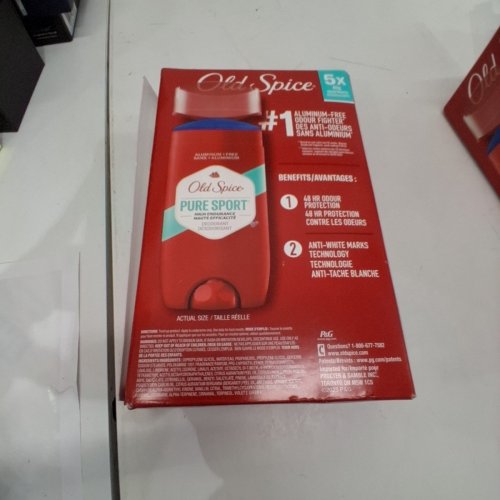 5PK MENS OLD SPICE SWAGGER DEODORANT - SCENT OF PURE SPORT - 85G/EACH image 3