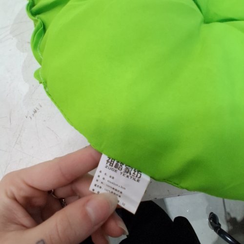 2PK ROUND CHAIR CUSHIONS FOR DINING CHAIR - 15" - GREEN image 2
