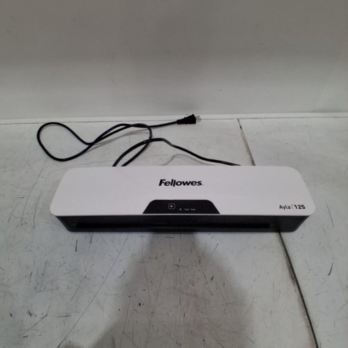 FELLOWES AYLA 125 LAMINATOR, 1-MINUTE WARM-UP, UP TO 12.5" AND 5 MIL - BLACK/WHITE (MODEL: 5752001) image 3