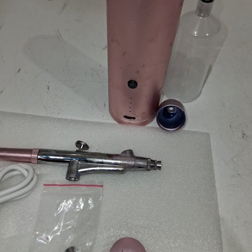 NANO RECHARGEABLE HANDHELD AIRBRUSH COMPRESSOR - PINK (MODEL: JC-12808) image 5
