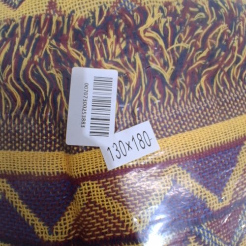DOUBLE SIDED COTTEN WOVEN COUCH THROW BLANKET - 56" X 71" - MULTICOLOURED image 4