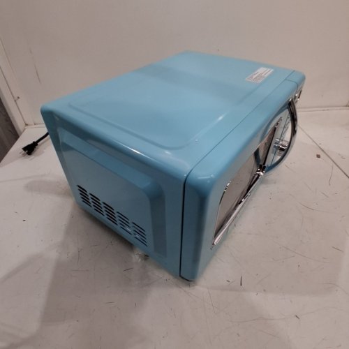 GALANZ RETRO-STYLE DIGITAL MICROWAVE OVEN - 0.7CU FT - BEBOP BLUE (MODEL: GLCMKZ07BER07) image 8