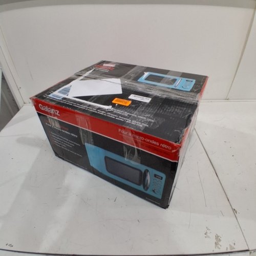 GALANZ RETRO-STYLE DIGITAL MICROWAVE OVEN - 0.7CU FT - BEBOP BLUE (MODEL: GLCMKZ07BER07) image 11
