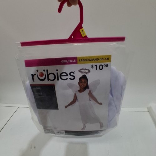 3PC RUBIES ANGEL COSTUME - SMALL (4-6) - WHITE (STYLE: 50772661) image 3