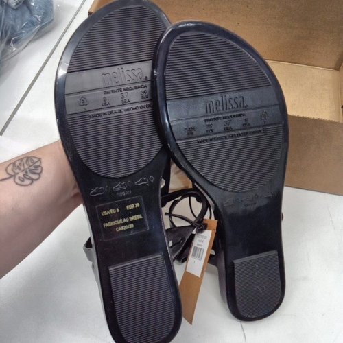 WOMEN'S MELISSA SOLAR SPRINGTIME SANDAL - SIZE 8 - BLACK (STYLE: 1984148) image 3