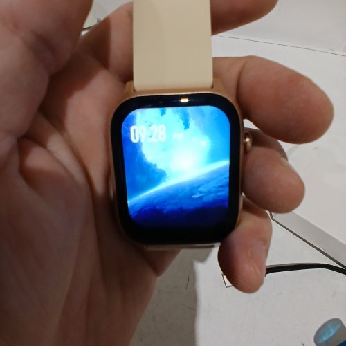 PAYBAY SMARTWATCH FITNESS TRACKER FOR ANDROID IPHONE COMPATIBLE - 1.83" HD - CHAMPAGNE GOLD image 2