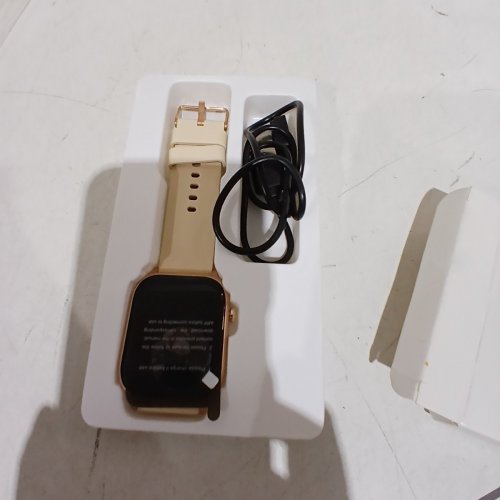 PAYBAY SMARTWATCH FITNESS TRACKER FOR ANDROID IPHONE COMPATIBLE - 1.83" HD - CHAMPAGNE GOLD image 3