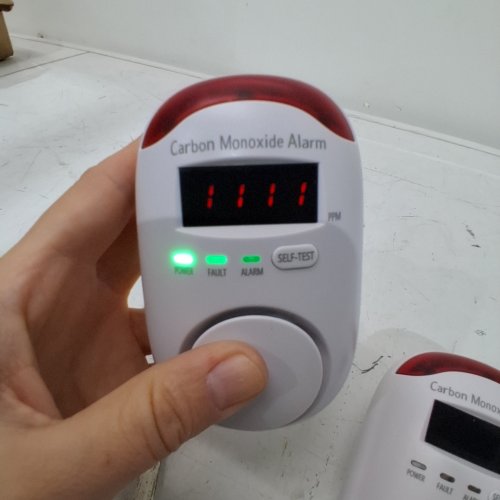2PK HEMBISEN DIGITAL DISPLAY PLUG IN CARBON MONOXIDE DETECTORS - WHITE (MODEL: WA996) image 2