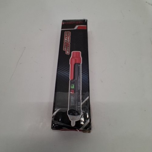 HABOTEST VOLTAGE DETECTOR PEN WITH FLASHLIGHT, SOUND, ALARM, AND LCD DIGITAL DISPLAY - RED/BLACK (MODEL: HT100) image 4
