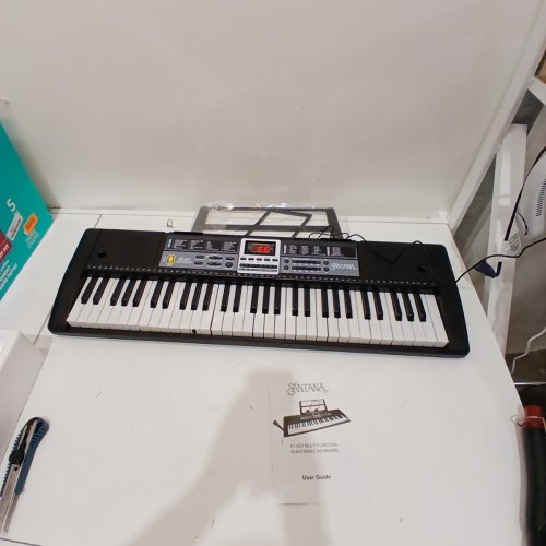SANTANA 61-KEY ELECTRONIC KEYBOARD WITH MICROPHONE - BLACK image 2