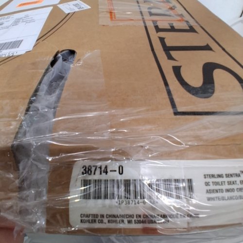 STERLING SENTRA QUIET CLOSE ELONGATED TOILET SEAT - WHITE (ITEM: 38714-0) image 2