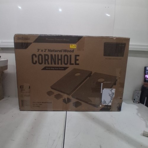 GOSPORTS CORNHOLE SET - 3FT X 2FT - NATURAL WOOD (MODEL: CH-01-WOOD-NATURAL) image 7