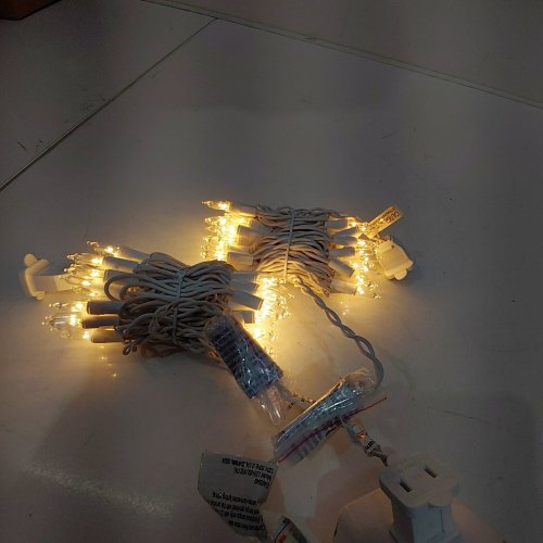 2PK CHRISTMAS MINI STRING LIGHTS - 23FT - WARM WHITE image 2