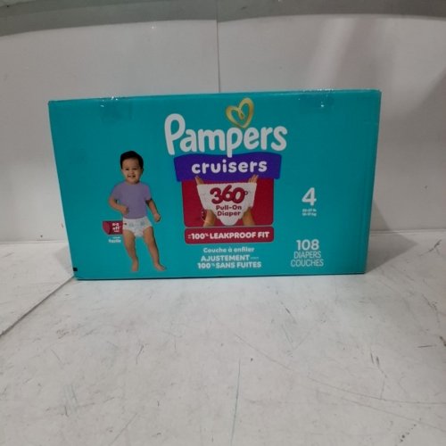 108PK PAMPERS CRUISERS 360 DISPOSIBLE DIAPERS - SIZE 4 image 3