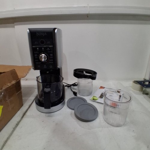 NINJA CREAMI DELUXE 11-IN-1 DIGITAL FROZEN TREAT MAKER - MAKES 24OZ PINTS - SILVER (MODEL: NC501C) image 3