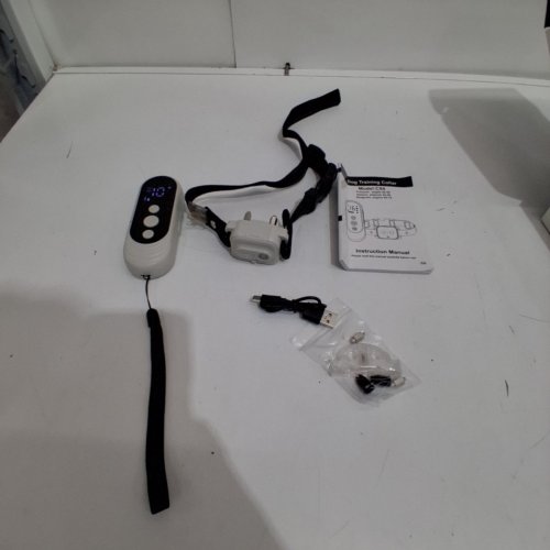 PATTESAGE IPX7 WATERPROOF DOG TRAINING SHOCK COLLAR - 15-120LBS DOGS - WHITE (MODEL: C934) image 3