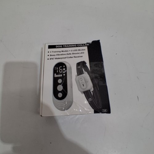 PATTESAGE IPX7 WATERPROOF DOG TRAINING SHOCK COLLAR - 15-120LBS DOGS - WHITE (MODEL: C934) image 5