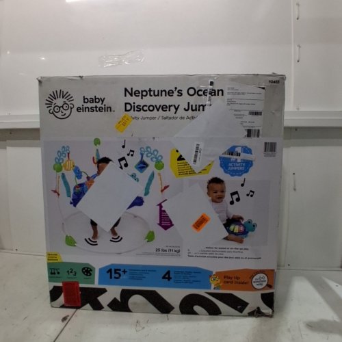BABY EINSTEIN NEPTUNE'S OCEAN DISCOVERY ACTIVITY CENTER BABY JUMPER - 25LB MAX - MULTICOLOUR (MODEL:10455 ) image 7