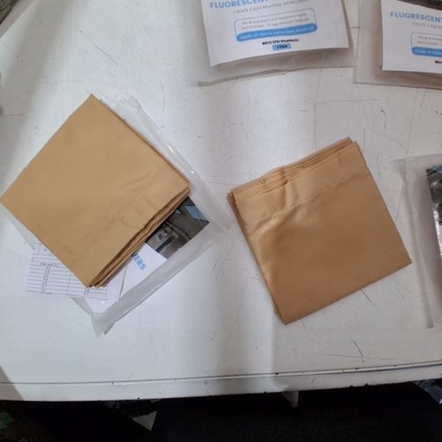 (4) 2PK MAGNETIC FLUORESCENT LIGHT COVERS FOR CEILING LIGHTS - 2FT X 4FT - 8 TOTAL - BEIGE image 3