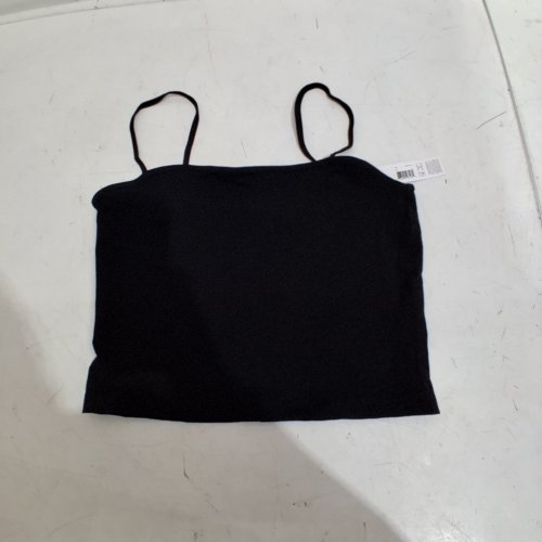WOMENS SLIM FIT SPAGHETTI STRAP TANK TOP - LARGE - BLACK image 2