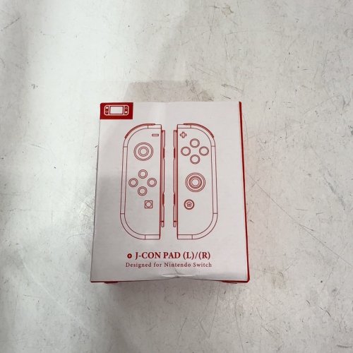 2PC ZNIKVW JOY-CON THIRD PARTY J-CON PADS CONTROLLERS (L/R) FOR NINTENDO SWITCH - LIGHT PINK/LIGHT YELLOW image 2