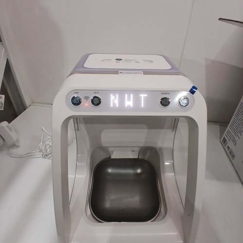 PAWSPIK AUTOMATIC MICROCHIP RFID PET FEEDER - 3.85 L CAPACITY - PEARL WHITE (MODEL: PSPK-MCF001) image 2