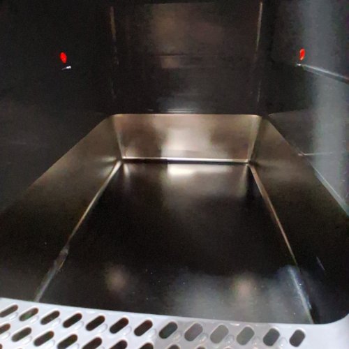 HIHLOY STAINLESS STEEL CAT LITTER BOX WITH MAT AND SCOOP FOR LARGE OR MULTIPLE CATS - XXXL - 28" X 20.5" X 17" - GREY image 4