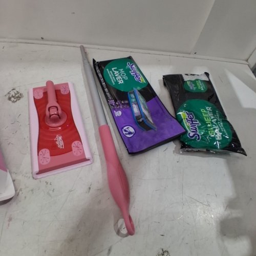 SWIFFER 2-IN-1 LIMITED EDITION COLLAPSIBLE FLOOR SWEEP AND MOP PRO - PINK (MODEL: 21444373) image 2