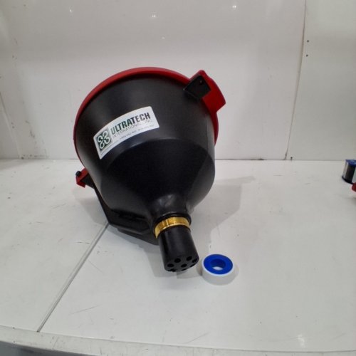 ULTRATECH ULTRA-BURP-FREE FUNNEL - RED AND BLACK (MODEL: 0651) image 3