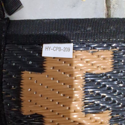 OUTDOOR RUG FOR PATIO - 8FT X 10FT - BLACK/BROWN image 2