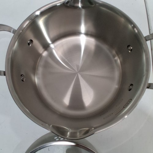 T-FAL JAMIE OLIVER STAINLESS STEEL STEWPOT WITH DRAINING LID - 2.85L - SILVER image 4