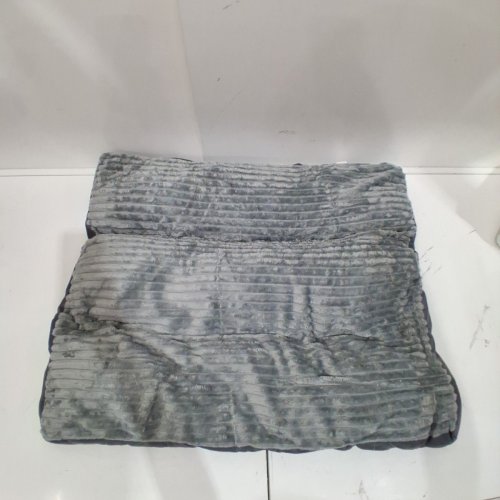 CHONGMENGCHONGWU PLUSH PET BED - MEDIUM (29" X 27") - GREY/BLACK image 3