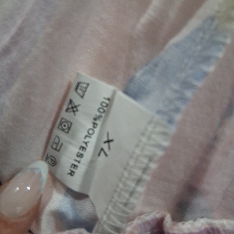 2PC WOMEN'S PAJAMA SET - EXTRA LARGE - BOTTLE PRINT/ PINK image 3