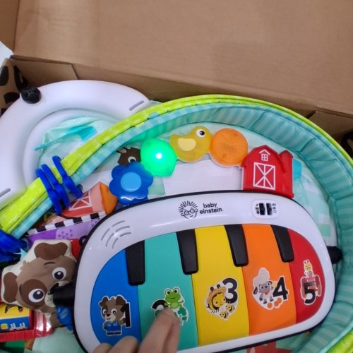 BABY EINSTEIN 4-IN-1 FARM EXPLORERS KICKIN’ TUNES MUSICAL MEADOW MUSIC AND LANGUAGE DISCOVERY GYM image 2