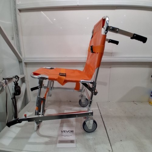 FOLDABLE ALUMINUM EMS STAIR CLIMBING CHAIR WITH 2 WHEELS - 350LBS CAP - (MODEL: YHR-W1) image 2