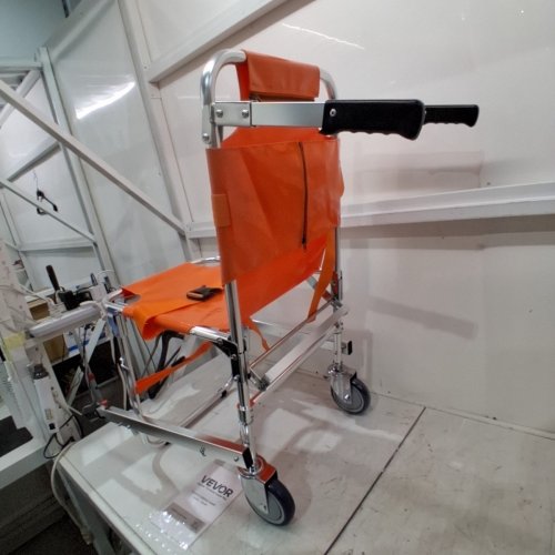 FOLDABLE ALUMINUM EMS STAIR CLIMBING CHAIR WITH 2 WHEELS - 350LBS CAP - (MODEL: YHR-W1) image 4