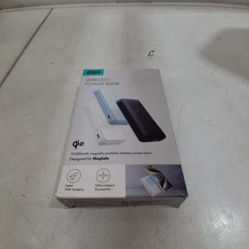 ESR WIRELESS MAGSAFE QI2 COMPACT POWER BANK PORTABLE CHARGER - 15W - 10,000 MAH - BLACK (MODEL: 2G5230202) image 2