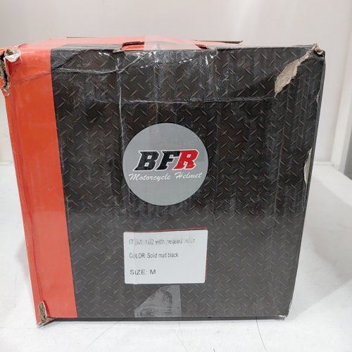 BFR FULL FACE MODULAR FLIP UP MOTORCYCLE HELMET - MEDIUM - MATTE BLACK (ITEM: 160) image 6