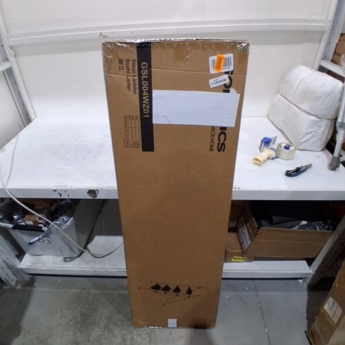 SONGMICS STEEL 4-STEP FOLDING LADDER - MAX 330LBS - SILVER AND BLACK (MODEL: GSL004WZ01) image 4