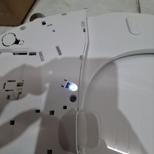 GARVEE ELECTRONIC BIDET TOILET SEAT WITH DUAL SPRAY NOZZLES, HEATED SEAT, SLOW-CLOSE LID, & LED NIGHTLIGHT - 20" X 14.7" - WHITE (MODEL: PHO-0Y5D1DXD) image 2