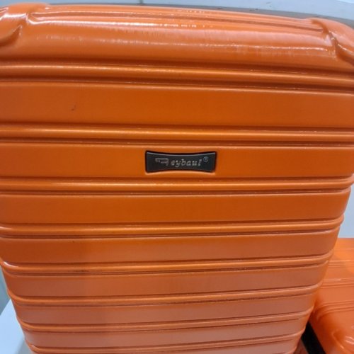 2PC FEYBAUL LUGGAGE SET WITH HARD-SHELL & SPINNER WHEELS- TSA COMBINATION LOCK - 14" & 20" - ORANGE (MODEL: A968) image 2