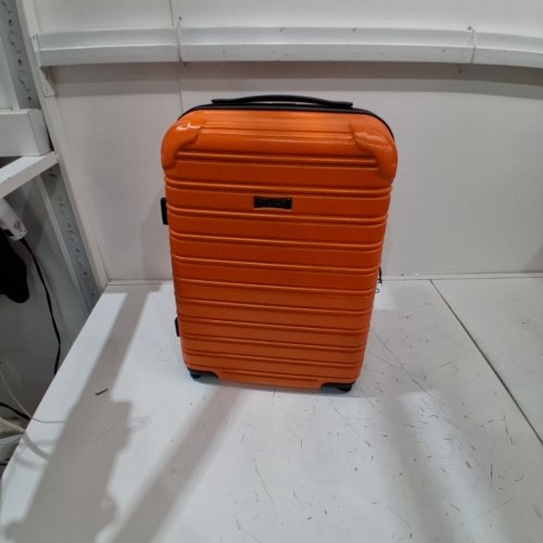 2PC FEYBAUL LUGGAGE SET WITH HARD-SHELL & SPINNER WHEELS- TSA COMBINATION LOCK - 14" & 20" - ORANGE (MODEL: A968) image 6