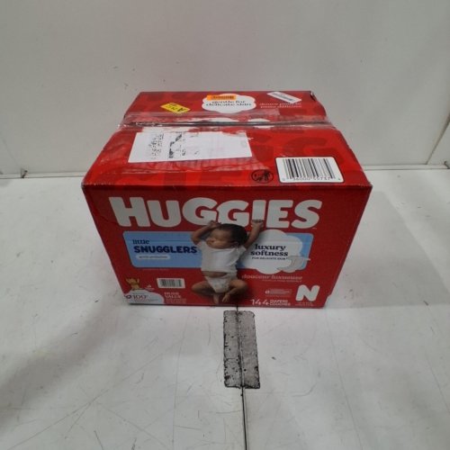 144PK HUGGIES LITTLE SNUGGLERS DIAPERS - SIZE NEWBORN image 3