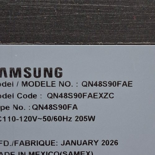 SAMSUNG S90F SERIES 4K UHD OLED HDR+ 120HZ TIZEN SMART TV - 48" - GRAPHITE BLACK (MODEL: QN48S90FAE) image 14