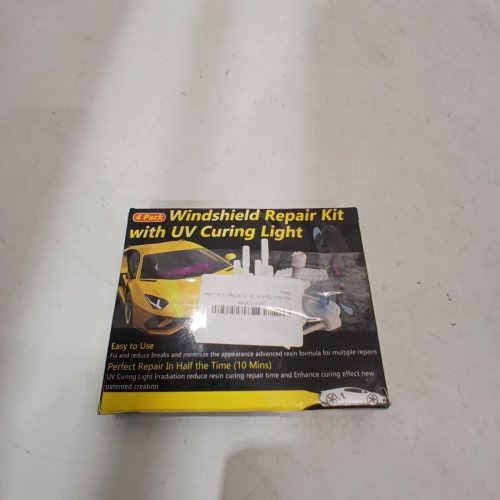 4PK WINDSHIELD REPAIR KIT WITH UV CURING LIGHT - QUICK FIX REPAIR FOR CHIPS & CRACKS image 3