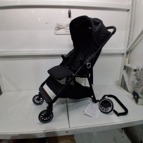 LIGHTWEIGHT GRAVITY FOLDING BABY STROLLER CANOPY - 50LBS MAX- BLACK image 2