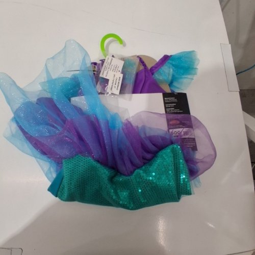 2PC GIRL'S GOODMARK MISS MERMAID COSTUME SET - 2T - PURPLE/TURQUOISE image 4