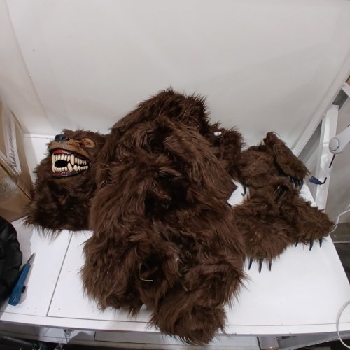CALIFORNIA COSTUMES GRIZZLY BEAR WITH MOVEABLE JAW MASK COSTUME - OSFM - BROWN/BLACK (STYLE: 5124-097) image 2