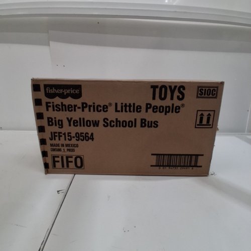 FISHER-PRICE LITTLE PEOPLE BIG YELLOW SCHOOL BUS - TALKING EDUCATIONAL TOY FOR KIDS - YELLOW/BLUE (MODEL:GLT75) image 3