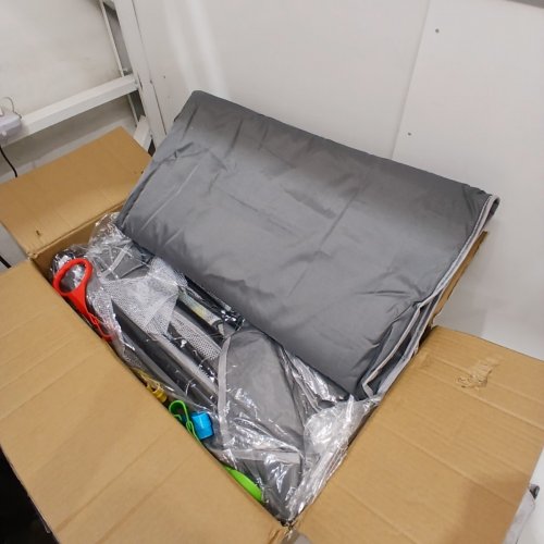 SPRX FOLDABLE PLAYPEN WITH MAT & TRAVEL BAG - 50" X 50" - GREY/ANIMALS (MODEL: BP-G1-50*50) image 2